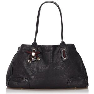 GUCCI  Princy Black Leather Tote🌺